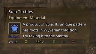 Suja Textiles Material Trading Location for Suja Sash Armor Monster Hunter Wilds