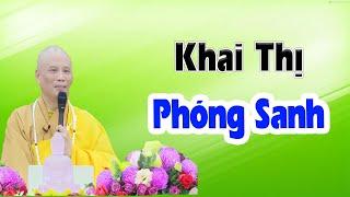 Khai Thị Phóng Sanh