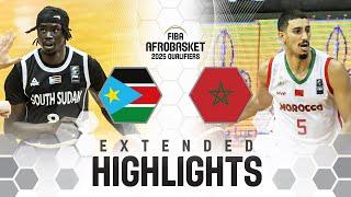 South Sudan  v Morocco  | Extended Highlights | FIBA AfroBasket 2025 Qualifiers