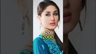 Kareena kapoor transformation over the years |#bollywood #evolution #thenandnow