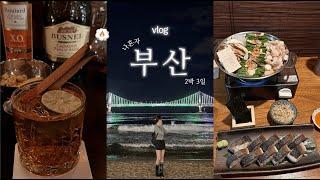 부산 vlog 안녕하시소~혼자 부산은 처음인데예~‧₊ | 부산러들한테 칭찬받은 여행코스 | 광안리 안주맛집•찐 돼지국밥, 전포 카페•돈카츠•혼술•소품샵