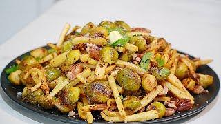 Roasted Parsnip and Sprout Medley - Perfect side dish