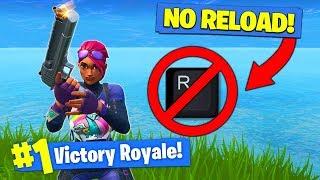 The *NO RELOAD* CHALLENGE In Fortnite Battle Royale!