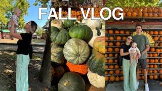 FALL VLOG: Day at the Farm + Affordable Outdoor Halloween Decorations + Spending Family Time