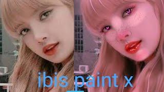 lisa smudge edit using ibis paint x tutorial  #easyedit not my voice and acent