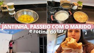 JANTINHA COMPLETA (OMELETE DE FORNO DELICIOSA), PASSEIO COM O MARIDO, ROTINA DE DONA DE CASA E MAIS