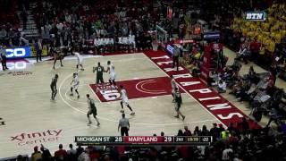 Alvin Ellis to Nick Ward Dunk vs. Maryland