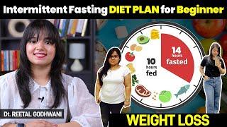 Intermittent fasting DIET PLAN for Serious WEIGHT LOSS (Veg | Beginners) | Lose Weight by IMWOW