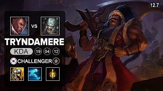 Tryndamere vs Akshan Top - KR Challenger - Patch 12.7 Season 12