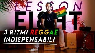 3 RITMI REGGAE INDISPENSABILI su Cajon | Lezione di Cajon 8