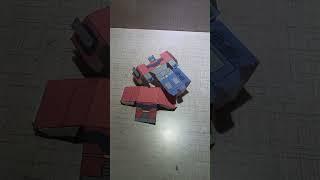 Paper Transformers One Optimus Prime Tutorial! #transformers #bumblebee #papercraft #original