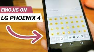 LG Phoenix 4 - What Do the Emojis Look Like?