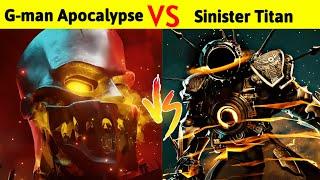 G-man Apocalypse Vs Sinister Titan | क्या Chronoverse के God बच पायेगा इस Apocalypse से