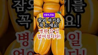 참외 먹을 땐 꼭 '여기' 드세요! 안 먹으면 손해입니다 #건강 #건강정보