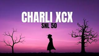 CHARLI XCX - SYMPATHY IS A KNIFE  ( LYRICS) 2025 LIVE PERFORMANCE ON SNL...