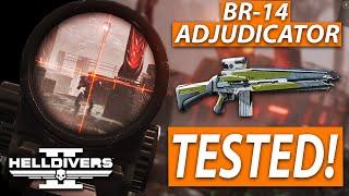 I TESTED the BR-14 ADJUDICATOR! Needs Buffs?! | Helldivers 2