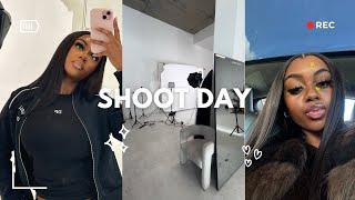 SPEND THE WEEK WITH ME  / ( SHOOT DAY W/ DELUXEHUBUK ) - lashes, makeup, hair