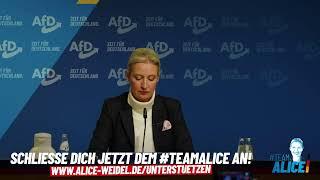 Live: Vorstellung AfD-Kanzlerkandidatin!