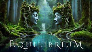 EQUILIBRIUM | Deep Ambient Relaxation Soundscape with Rain - Ethereal Fantasy Relaxing Ambient Music