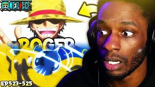 Young Gol D. Roger!? We're FINALLY Going to FISHMAN ISLAND!  | One Piece EP's 523-525 Reaction!