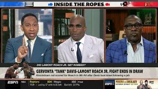 FIRST TAKE | Stephen A. & Shannon reacts to Gervonta Davis vs Lamont Roach Jr. fight ends in draw