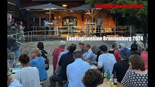 Kandidat:Innen Grillen zur Landtagswahl in Brandenburg am 06.09.2024 in der Braue in Angermünde