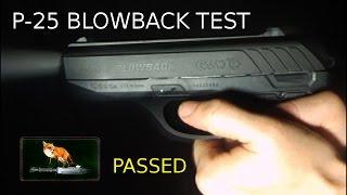 GAMO P-25: Blowback Firing Test;  Semi Automatic Air Pistol