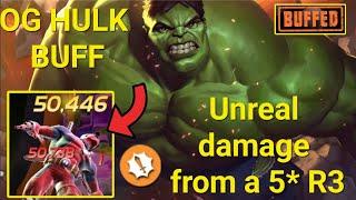 Unreal Damage from a 5* R3 Nuke Machine  | 100K SP2?? | OG Hulk Buff