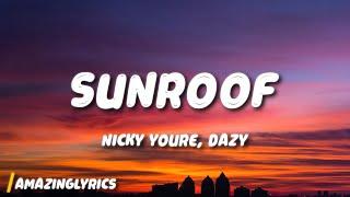 Nicky Youre, dazy - Sunroof (Lyrics) "got my head out the sunroof blasting your favorite tunes"