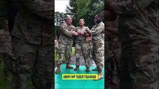 Military Project | ARMY MILITARY POLICE TASER TRAINING #shorts