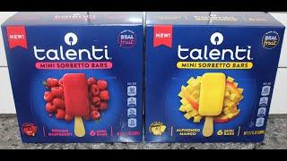 Talenti Mini Sorbetto Bars: Raspberry & Mango Review