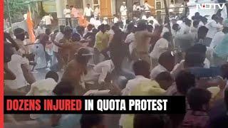 Maratha Quota Protest Turns Violent In Maharashtra, Dozens Injured
