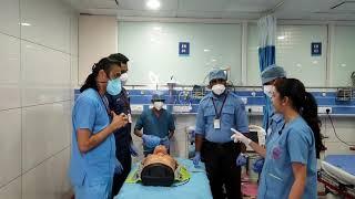 ACLS scenario for undergraduates