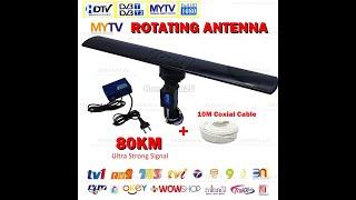 Rotatable Rotating Outdoor Ajustable Digital Antenna TV Uhf Hdtv Watch Myfreeview Antena DVBT2 Mytv