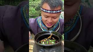 Amazing Man Cooking Yummy Food In Natural Village