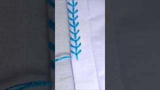 Trending hand embroidery silk border design