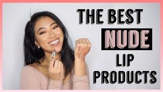 MY TOP FAV NUDE LIP COLORS FOR TAN / OLIVE SKIN | DRUGSTORE & HIGH END