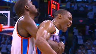 Iconic Moments from the Legendary Duo of Kevin Durant & Russell Westbrook..