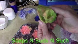 Soap dough recipes, unmolding