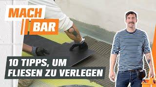 Fliesen verlegen – 10 grundlegende Tipps & Tricks | OBI