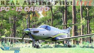 Flying a PC12 in the jungles of South America | Career Mode | Real Airline Pilot | #msfs2024 #msfs