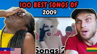 REACTION TO 100 BEST SONGS OF 2009 | FIRST TIME WATCHING