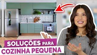 TOP 6 SOLUÇÕES PARA COZINHA PEQUENA | #DicaDaPâ