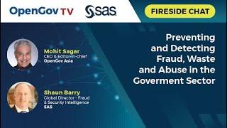 OpenGov TV Fireside Chat with Shaun Berry, Global Director, Fraud & Security, Intelligence, SAS