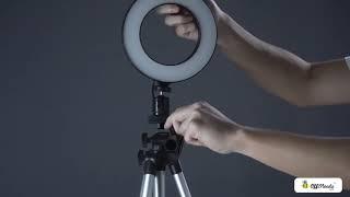 Dimmable Tripod 3110 - Installation Tutorial Ring Light - Phone Holder