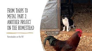 From Tarps to Metal Part 2: Another project on the Homestead