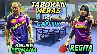 TABOKAN KERAS SI CANTIK ‼️ REGITA VS AGUNG PERMANA BANDUNG  TIBHAR TMM ARENA JAKARTA