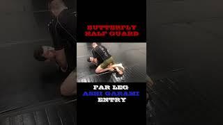 Far Leg Ashi Garami Entry (Shoelace Grip Variation) | Butterfly Half Guard (Taught in 30 Seconds)