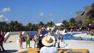 Nikole Riding the Bull in Mexico