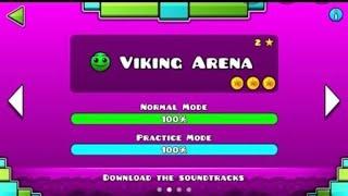 Geometry Dash Meltdown: Viking Arena; 0 Deaths